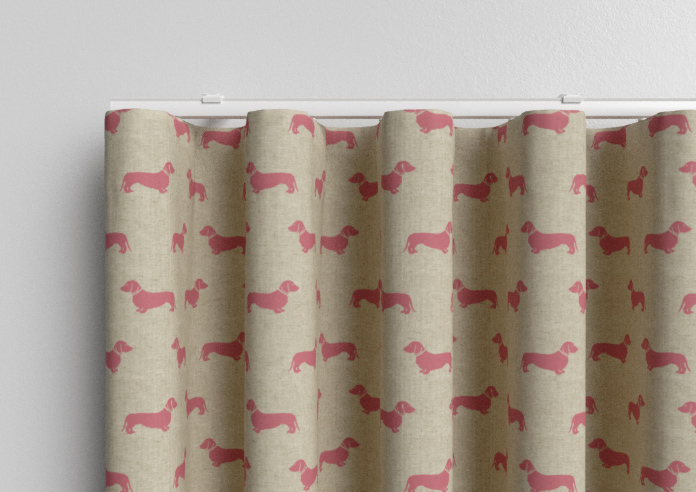 Emily Bond Peggy, Raspberry - Made to Measure Curtains - Image 13